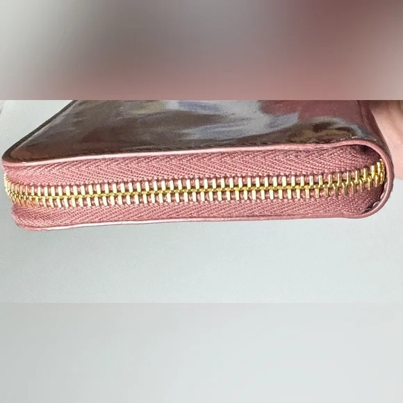 MIU MIU Wallet ribbon motif pink Patent Wallet - Picture 5 of 10